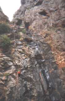 Canyoning in Spring Creek