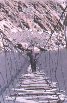 Pasu Rope Bridge